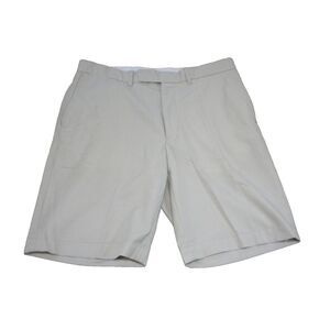 Ralph‎ Lauren Mens Shorts 34x10 Beige RLX Chino Flat Front Golf Performance